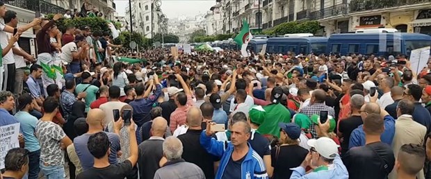 cezayir protesto
