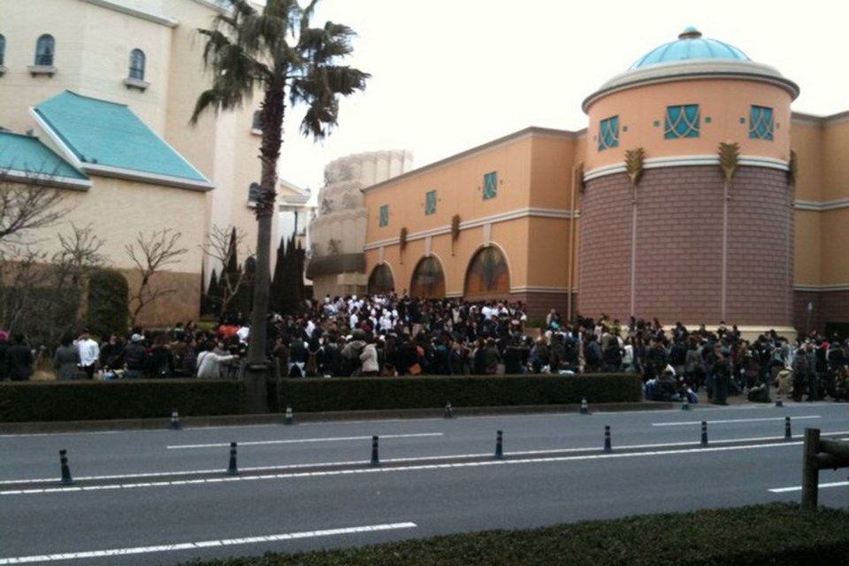 Twitter'da paylaşılan Tokyo Disneyland'e ait karelerden biri daha.