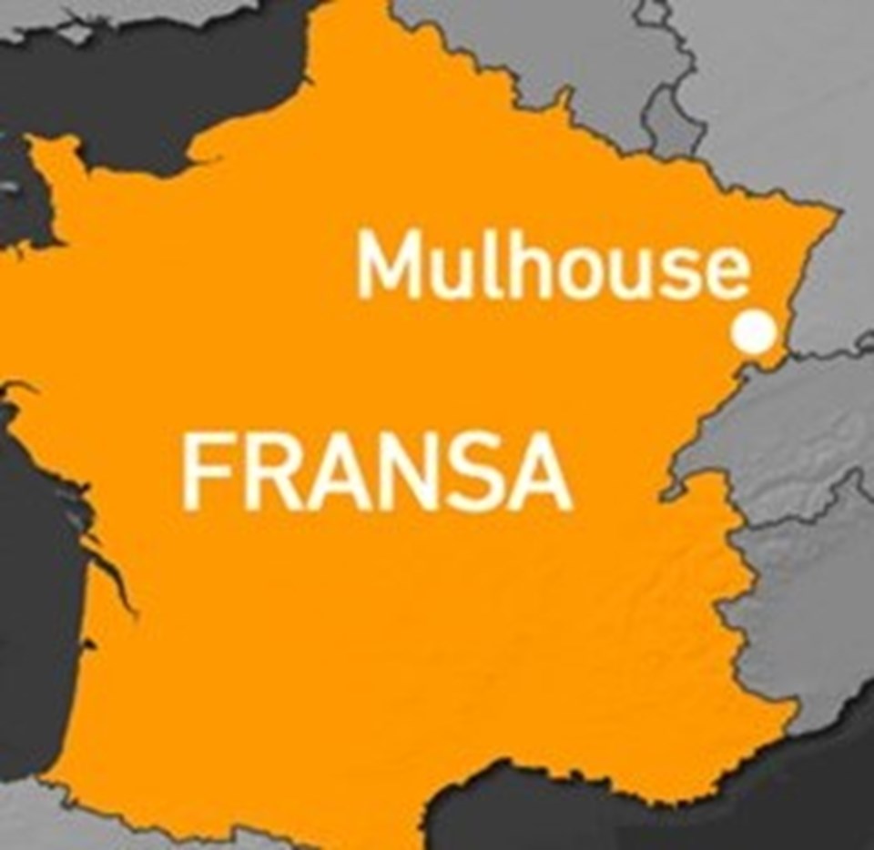 Mulhouse kenti Fransa'nın İsviçre ve Almanya sınırlarının kesişim noktasında yer alıyor.