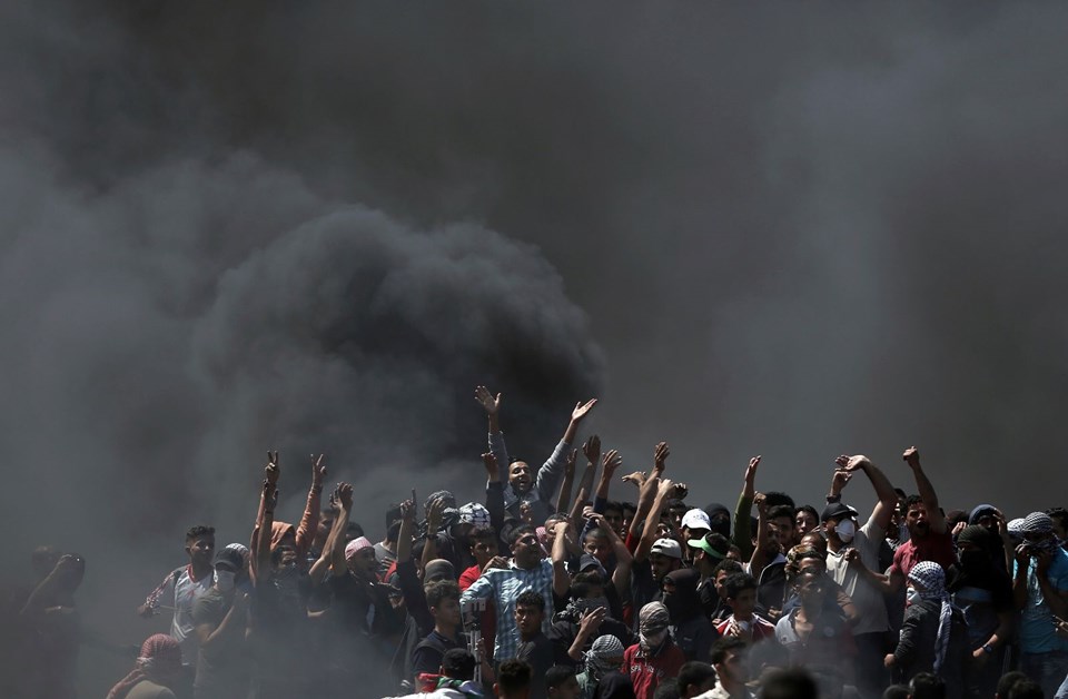 Gazze, abd, israil protesto, kudus