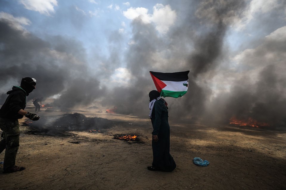 Gazze, abd, israil protesto, kudus