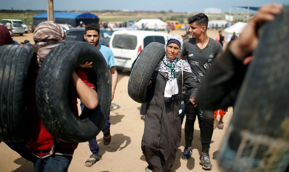 Gazze, abd, israil protesto, kudus