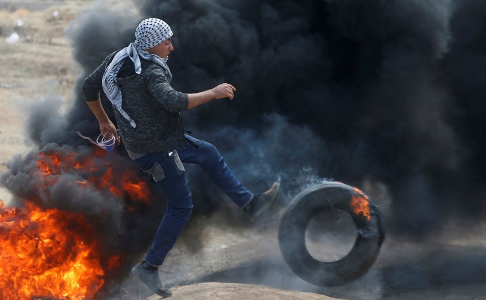 Gazze, abd, israil protesto, kudus