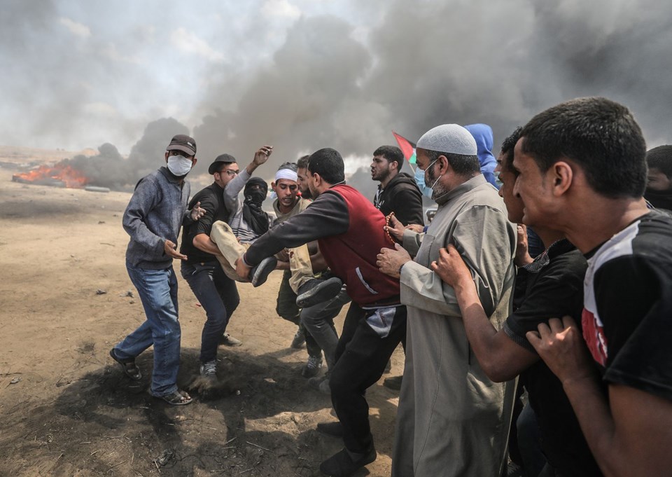 Gazze, abd, israil protesto, kudus