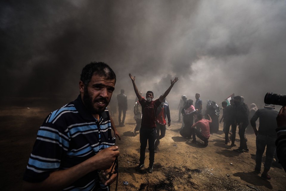 Gazze, abd, israil protesto, kudus
