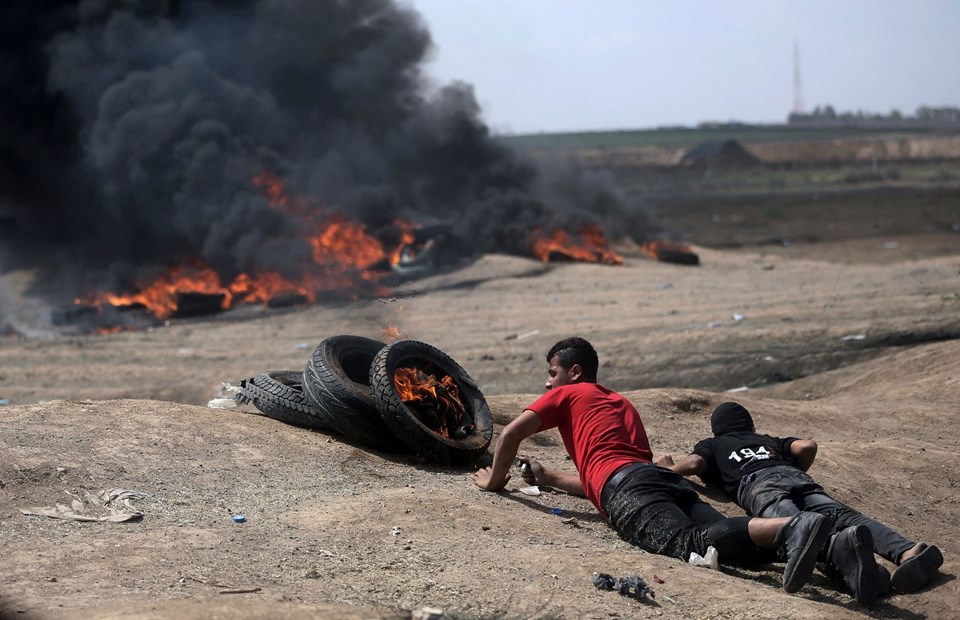 Gazze, abd, israil protesto, kudus