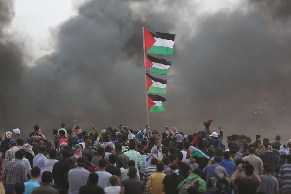 Gazze, abd, israil protesto, kudus