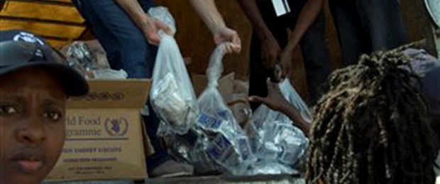 Haiti gıda yardımı bekliyor