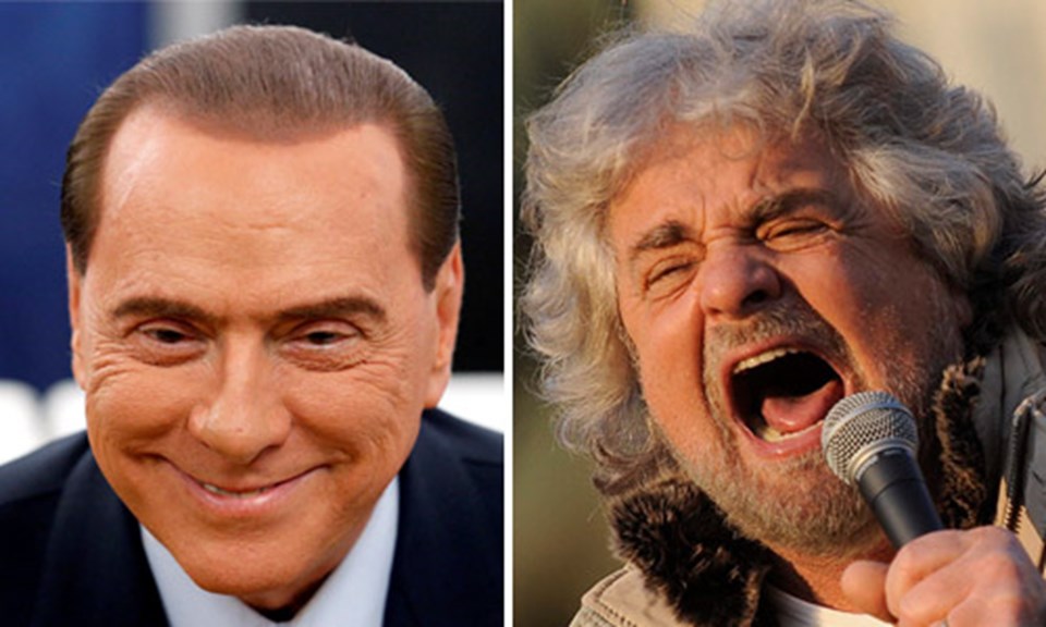 Berlusconi ve Grillo