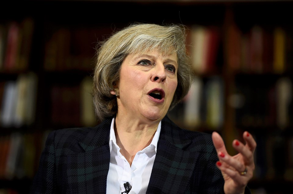 İçişleri Bakanı Theresa May.