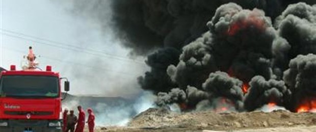 Irak sınırında yangın: 2'si Türk 3 yaralı