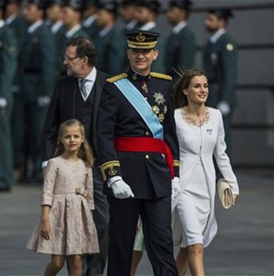 Kral Felipe, Kraliçe Letizia ve Prenses Leonor