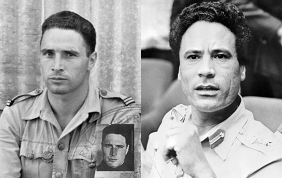 Kaddafi'nin babası olduğu iddia edilen Fransız pilot Preziosi ve Kaddafi'nin gençlik yılları