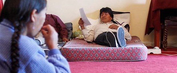 Morales hala açlık grevinde