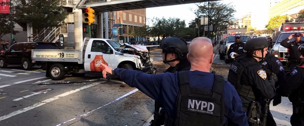 New York'ta Dünya Ticaret Merkezi yakınlarında...