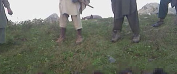 Pakistan'dan dehşet görüntüler