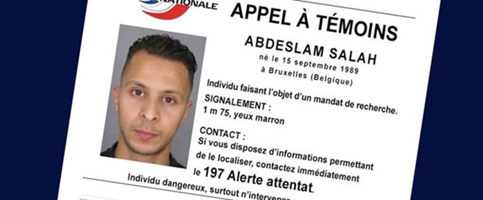 Paris saldırganlarından Salah Abduselam Belçika'nın başkenti Brüksel'de aranıyor.