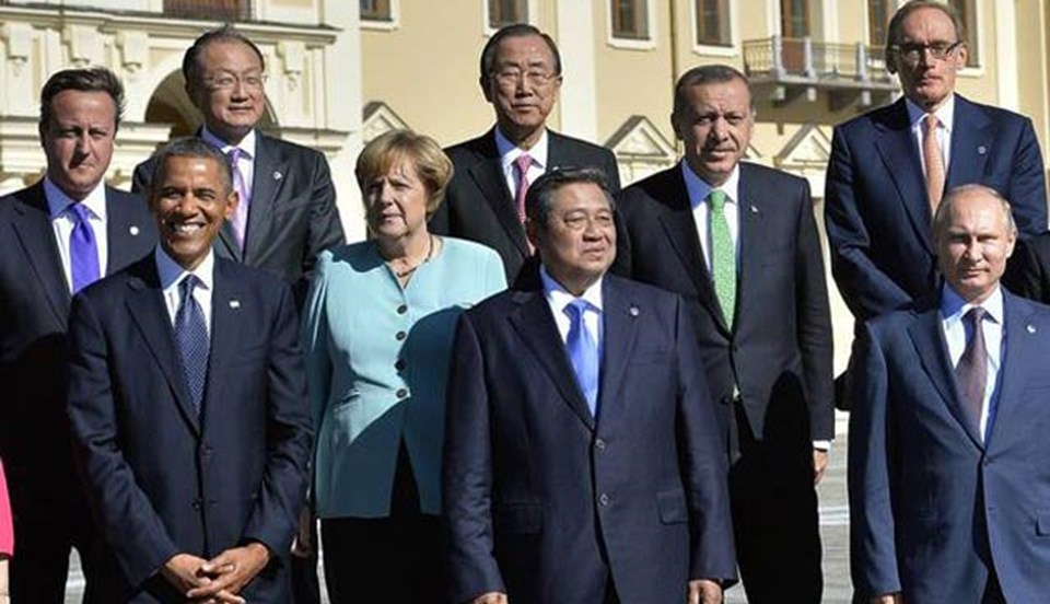 Rusya'nın St.Petersburg kentindeki zirveye Başbakan Recep Tayyip Erdoğan da katılmıştı.
