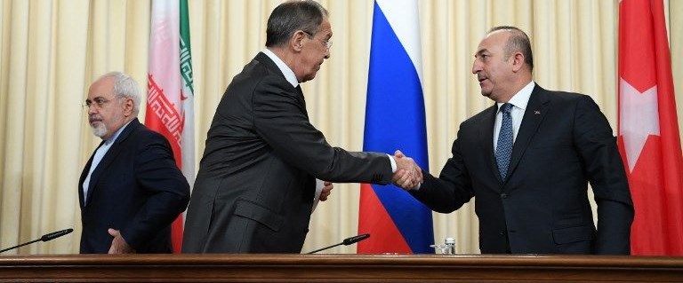 suriye zarif Ã§avuÅoÄlu moskova zirve280418.jpg