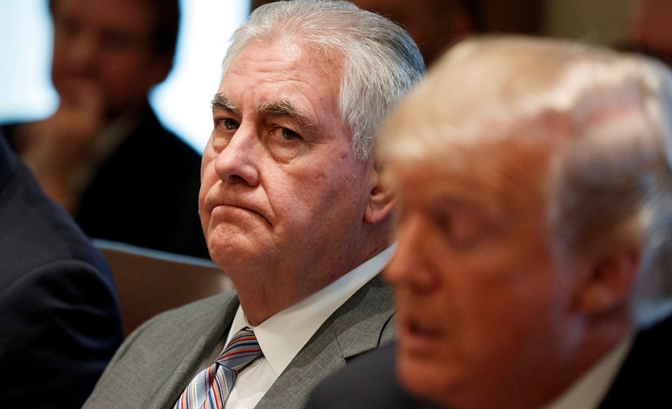 ABD Başkanı Donald Trump, Dışişleri Bakanı Rex Tillerson'la birçok konuda aynı fikirde olamadıklarını belirtti. 
