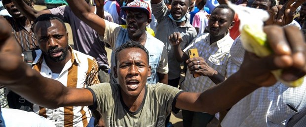 sudan afrika gösteri140519.jpg