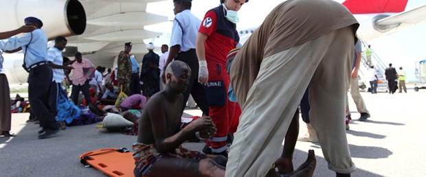Terör kurbanı Somalililer tedavi için Türkiye'de