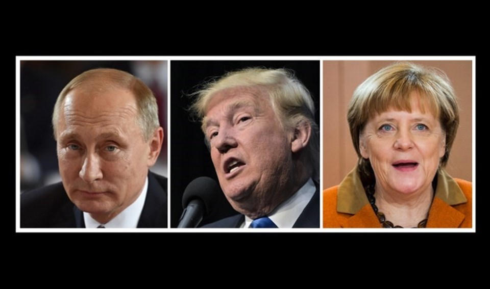 ABD Başkanı seçilen Donald Trump, göreve Putin ve Merkel'e güvenerek başlayacağını ve ön yargısı olmadığını söyledi.