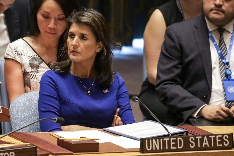 ABD'NİN BM ÖZEL TEMSİLCİSİ NIKKI HALEY: