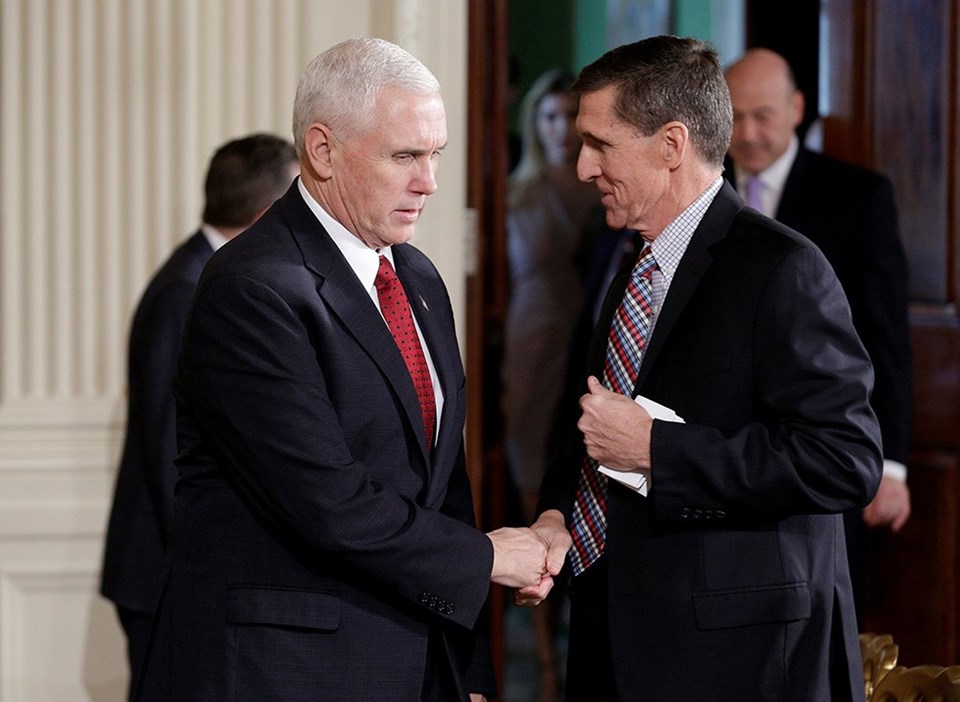 Başkan Yardımcısı Mike Pence ve Michael Flynn