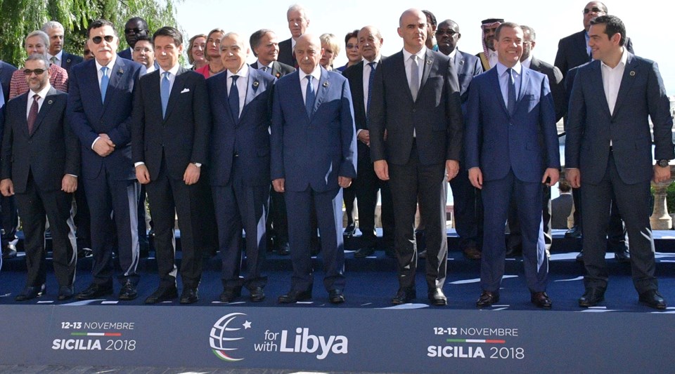 Türkiye İtalya'da düzenlenen Libya Konferansı'nın aile fotoğrafında yer almadı. 