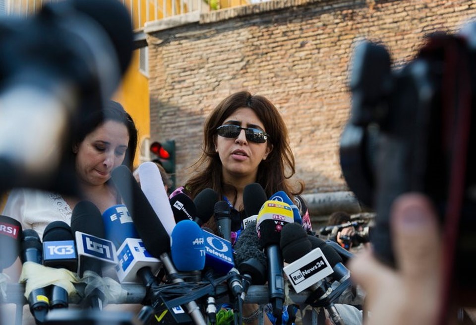 İtalyan halkla ilişkiler uzmanı Francesca Immacolata Chaouqui kararın ardından basına açıklamalarda bulunndu.