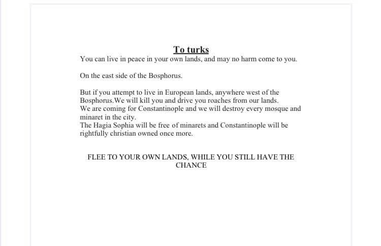 Brenton Tarrant, manifesto, yeni zelanda, türkiye