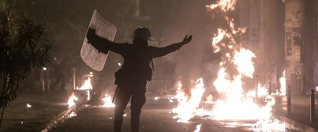 Yunanistan'da olaylı quot 17 Kasım quot gösterisi