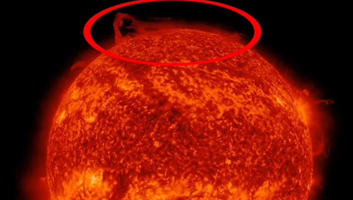 NASA paylaştı: Dünya'dan 14 kat daha büyük Güneş fırtınası görüntülendi NASA paylaştı: Dünya'dan 14 kat daha büyük Güneş fırtınası görüntülendi