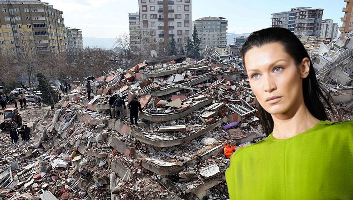 Bella Hadid'den Türkiye ve Suriye için yardım çağrısı Bella Hadid'den Türkiye ve Suriye için yardım çağrısı