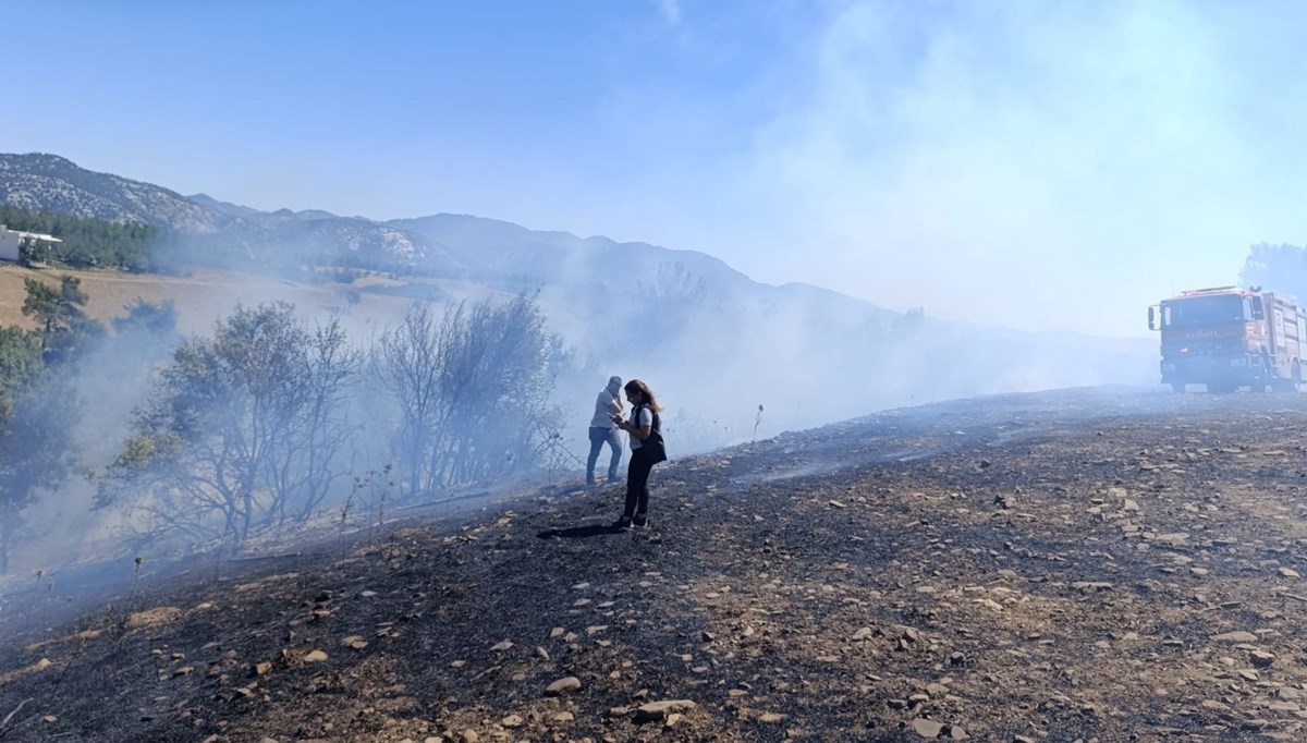 Adana'daki orman yangını kontrol altında