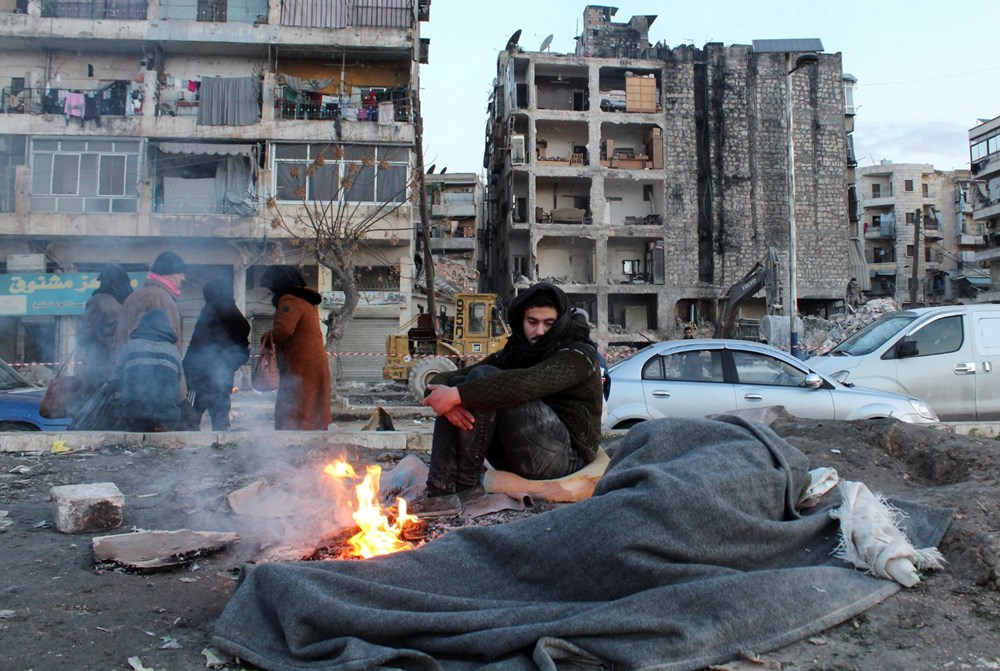 Kahramanmaraş merkezli depremlerin vurduğu Suriye'de son durum - 10