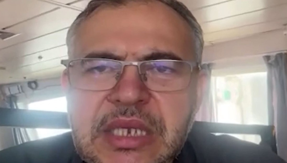 Özgürlük Filosu'ndaki milletvekili Necmettin Çalışkan son durumu NTV'ye anlattı