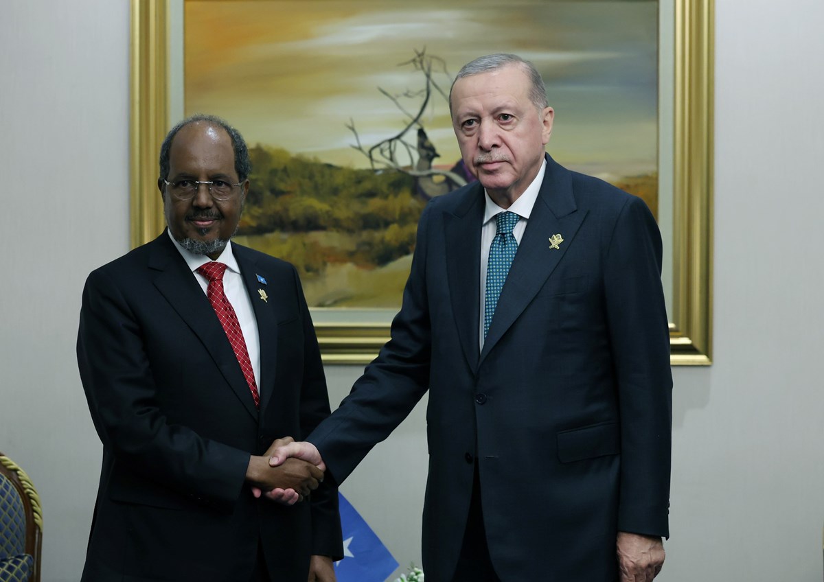 Cumhurbaşkanı Erdoğan ve Hasan Şeyh Mahmud bir araya geldi.