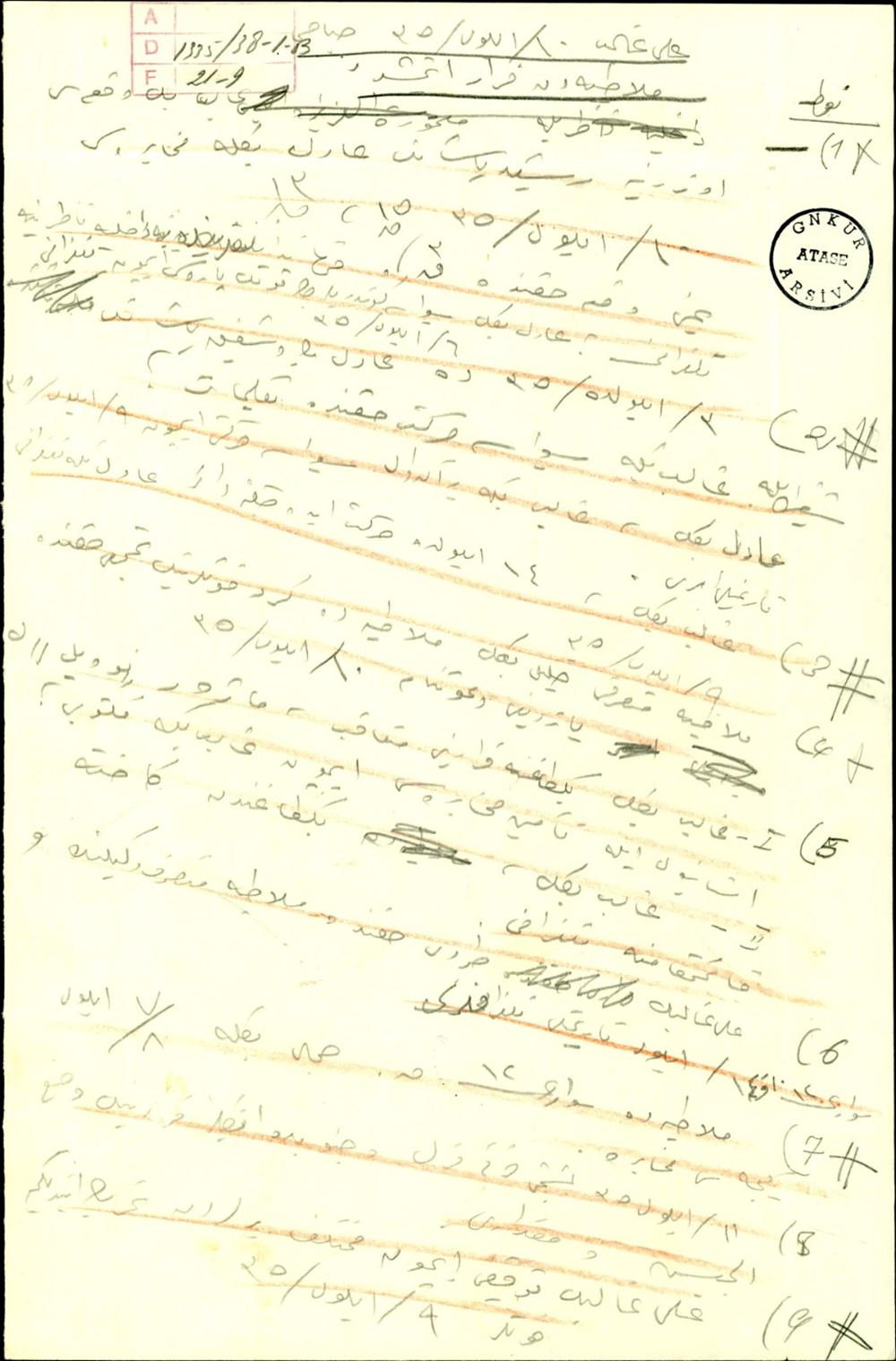 Atatürk'ün el yazısı notları Kurtuluş Savaşı'na dair detayları gün yüzüne çıkarıyor - 17