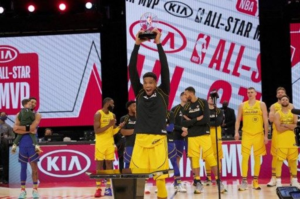 NBA All Star 2021'de LeBron'un takımı Durant'ın takımını yendi - 5