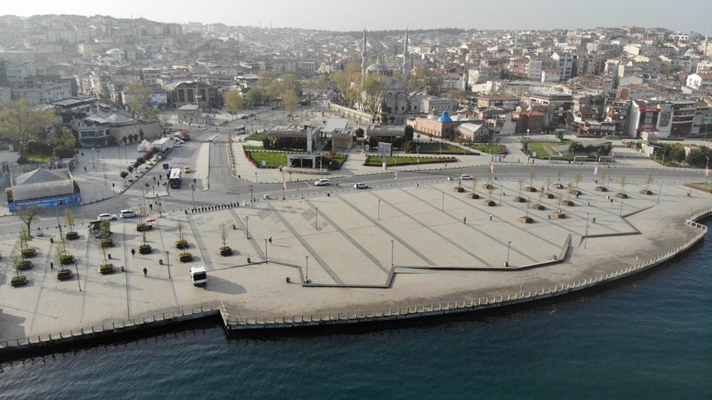 Tam kapanma sonrası Kadıköy ve Üsküdar'da meydanlar sessizliğe büründü - 2