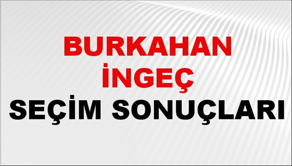 Burkahan İngeç Seçim Sonuçları 2024 Canlı: 31 Mart 2024 Türkiye Burkahan İngeç Yerel Seçim Sonucu ve İlçe İlçe YSK Oy Sonuçları Son Dakika - 1