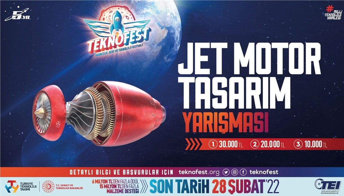 Jet hızında çalışan TEKNOFEST gençleri jet motor yarışmasına hazırlanıyor