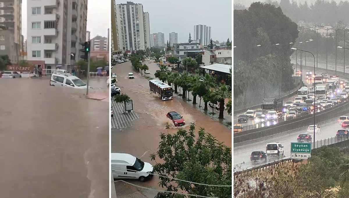 Adana ve Hatay’ı sağanak vurdu: Ev ve iş yerlerini su bastı, araçlar yolda kaldı Adana ve Hatay’ı sağanak vurdu: Ev ve iş yerlerini su bastı, araçlar yolda kaldı