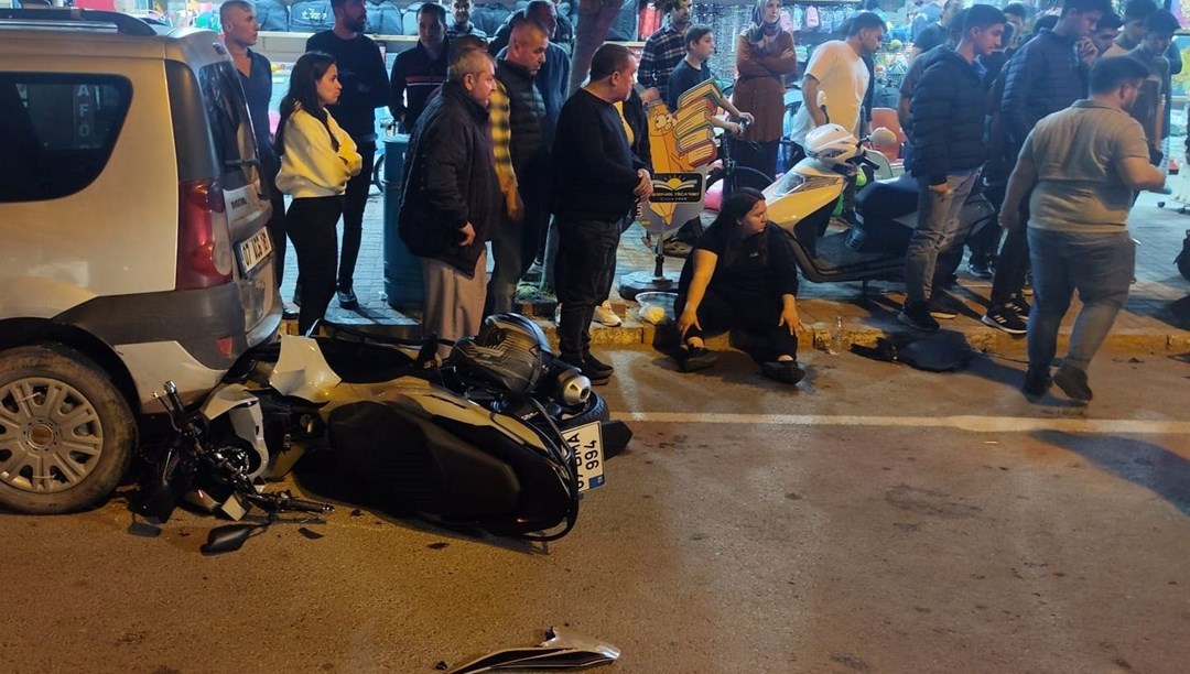 Alanya'da motosiklet yayalara çarptı: 1 ölü, 2 yaralı