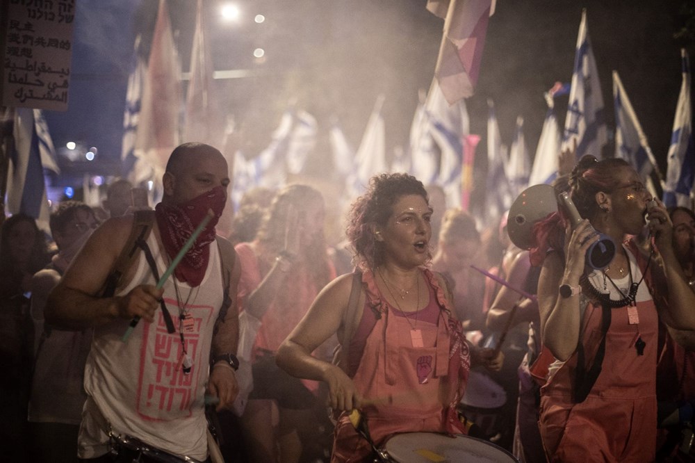 İsrail'de protestolar 8. ayında: Hükümetin yargı düzenlemesine tepkiler sürüyor - 6