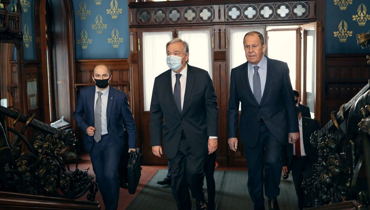 Guterres'ten Rusya Dışişleri Bakanı Lavrov'a: Rusya’nın Ukrayna’daki istilası BM tüzüğünü ihlal ediyor