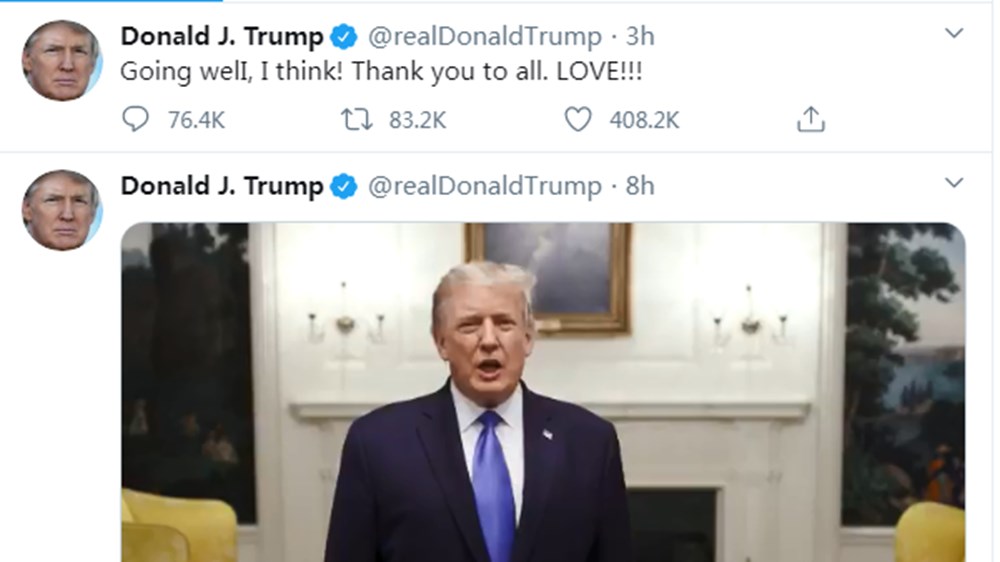 Twitter’dan Trump’ın corona virüsten ölmesini dileyen paylaşımlara yasak - 2