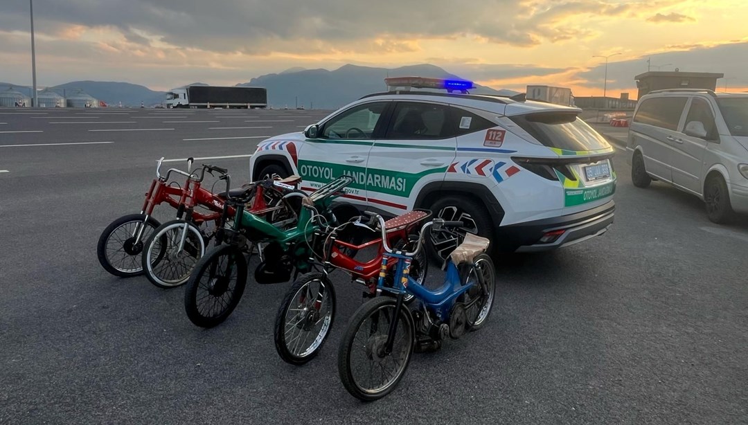 Otoyolda yarışan motosikletlilere 115 bin lira para cezası